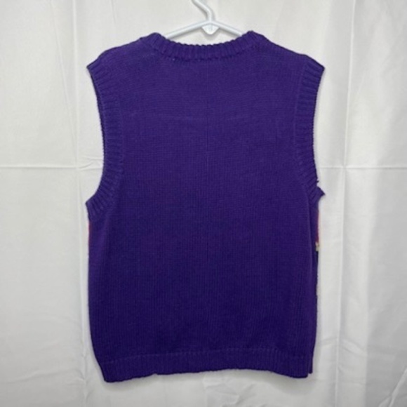 MCKIDS Vintage Knit Embroidered Sweater Vest Girls Size 5 - Picture 5 of 5